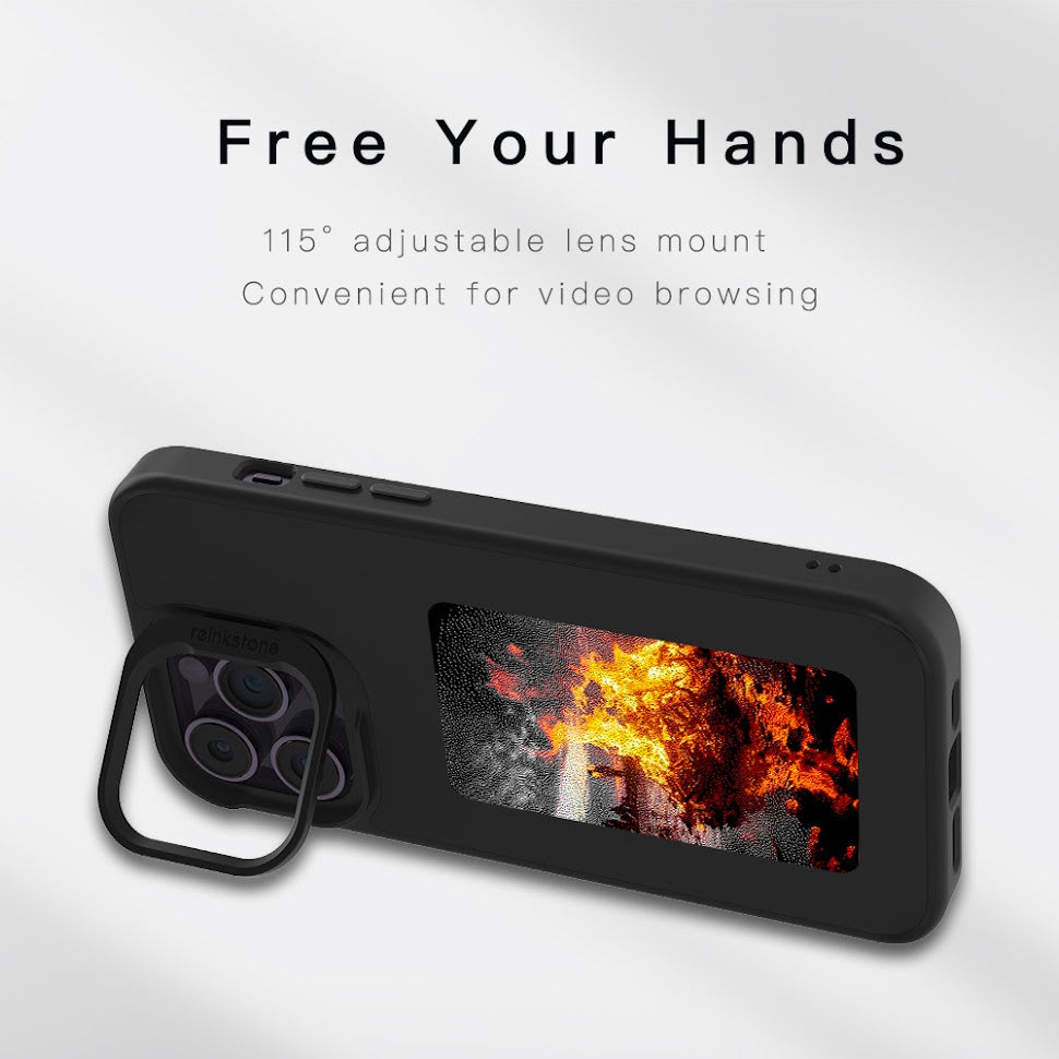 Back amera metal stand to free your hands!